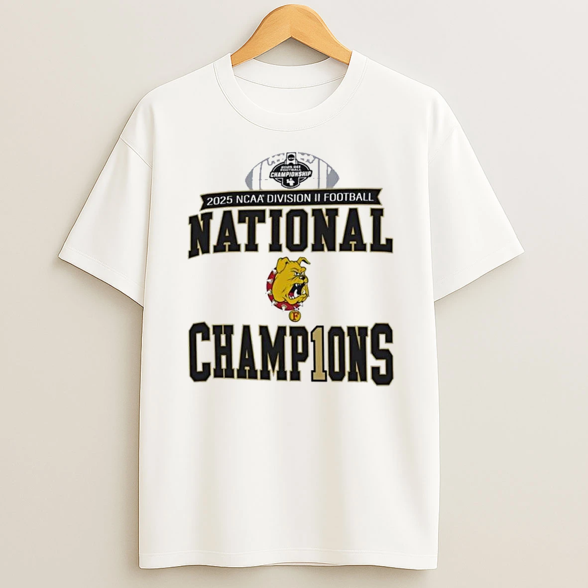 Ferris State Bulldogs 2025 Ncaa Dii Football National Champions Shirts