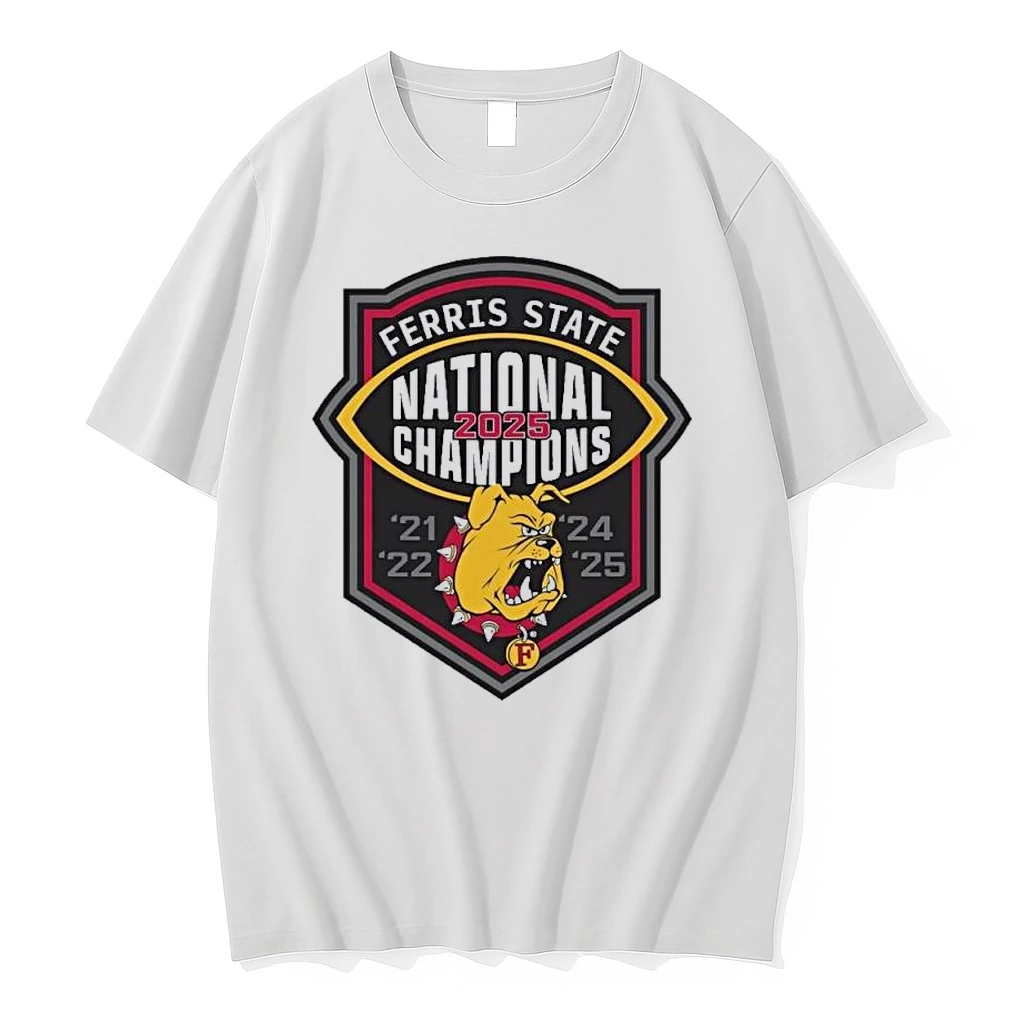 Ferris State Bulldogs Ncaa Division Ii National Championship 5 Time Shirts