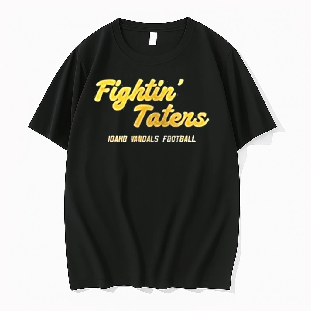 Fightin Taters Idaho Vandals Football Logo Text Shirts