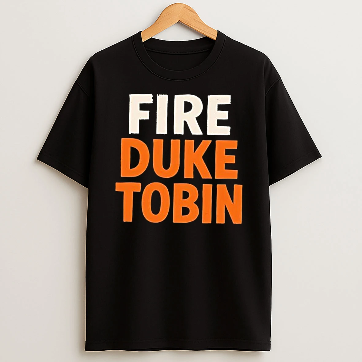 Fire Duke Tobin Text Simple Shirts