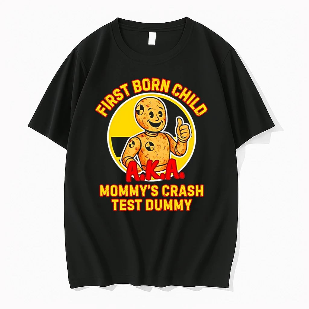 First Born Child Mommys Crash Test Dummy Shirts