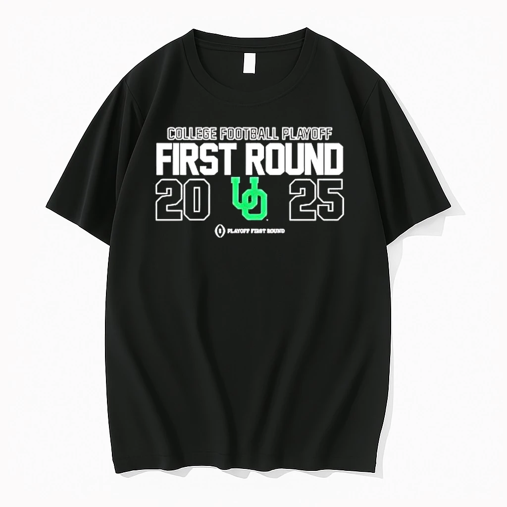First Round Oregon Ducks College Football Playoff 2025 Shirts