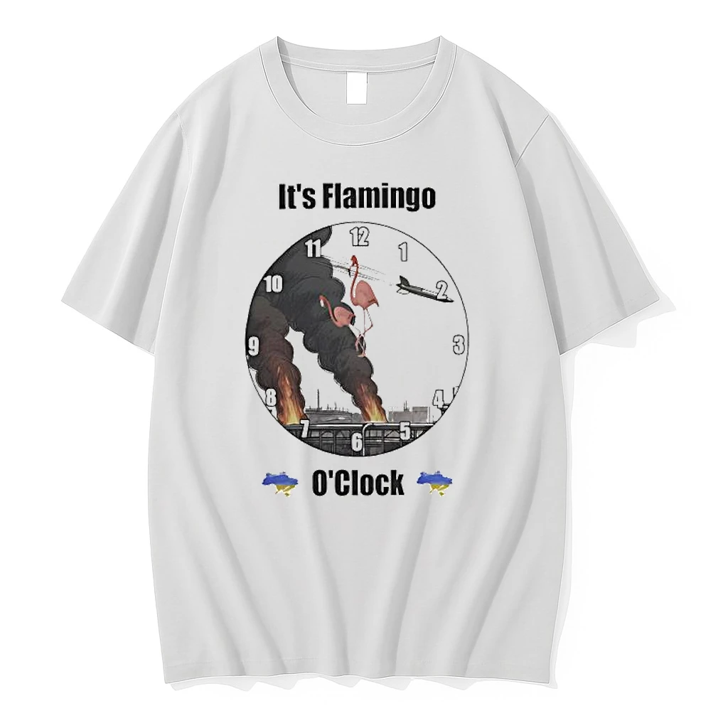 Flamingo Oclock Graphic Shirts