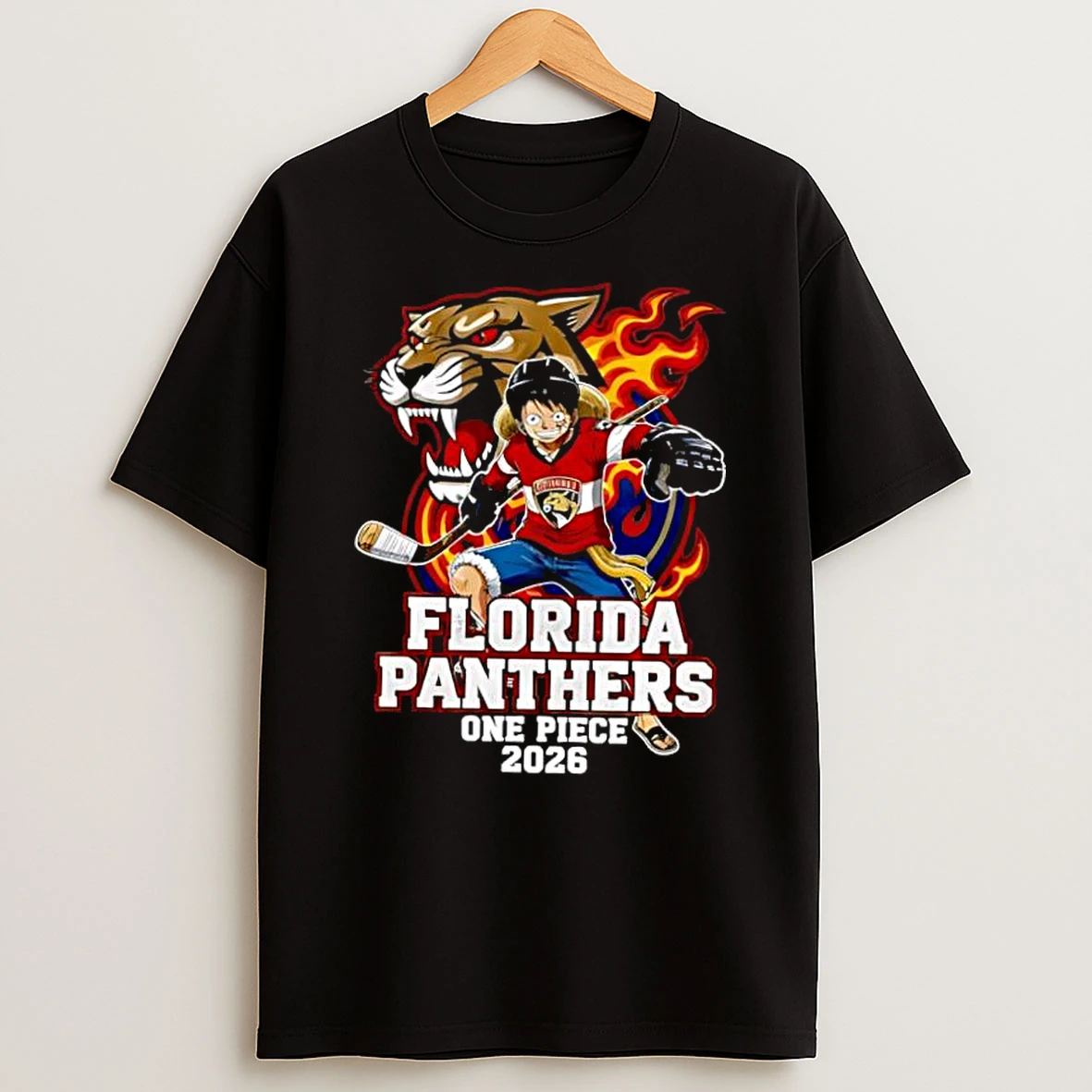 Florida Panthers One Piece 2026 Luffy Shirts