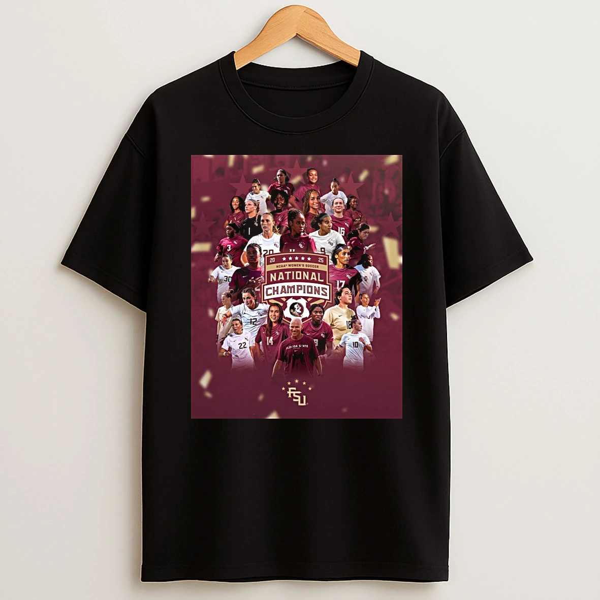Florida State 2025 Ncaa Womens Soccer National Championship Shirts