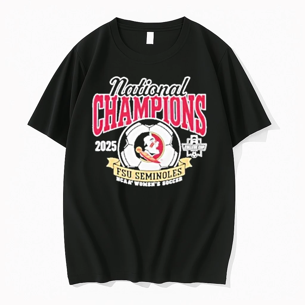 Florida State Seminoles National Championship 2025 Womens Soccer Shirts