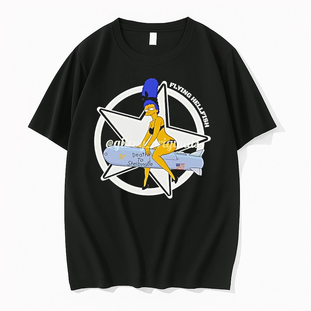 Flying Hellfish Death To Shelbyville Graphic Shirts