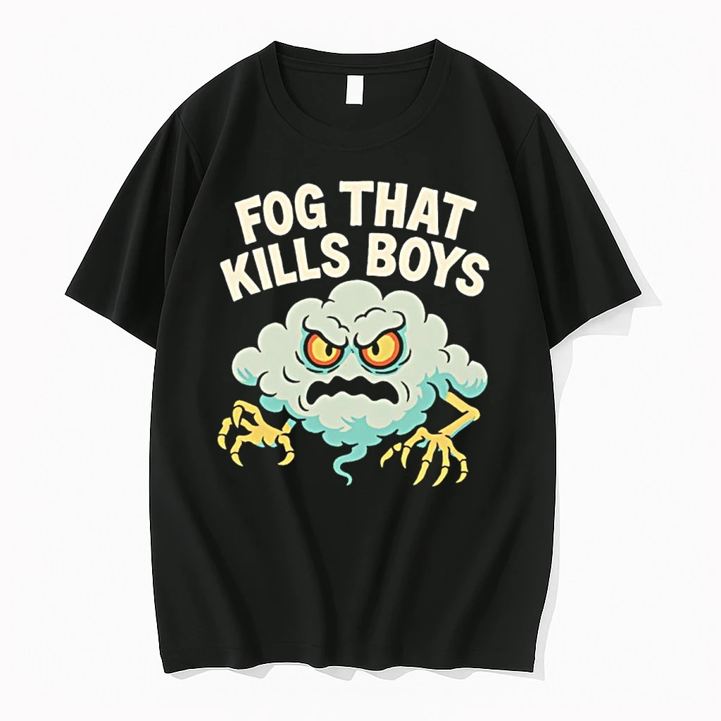 Fog That Kills Boys Cloud Dark Shirts