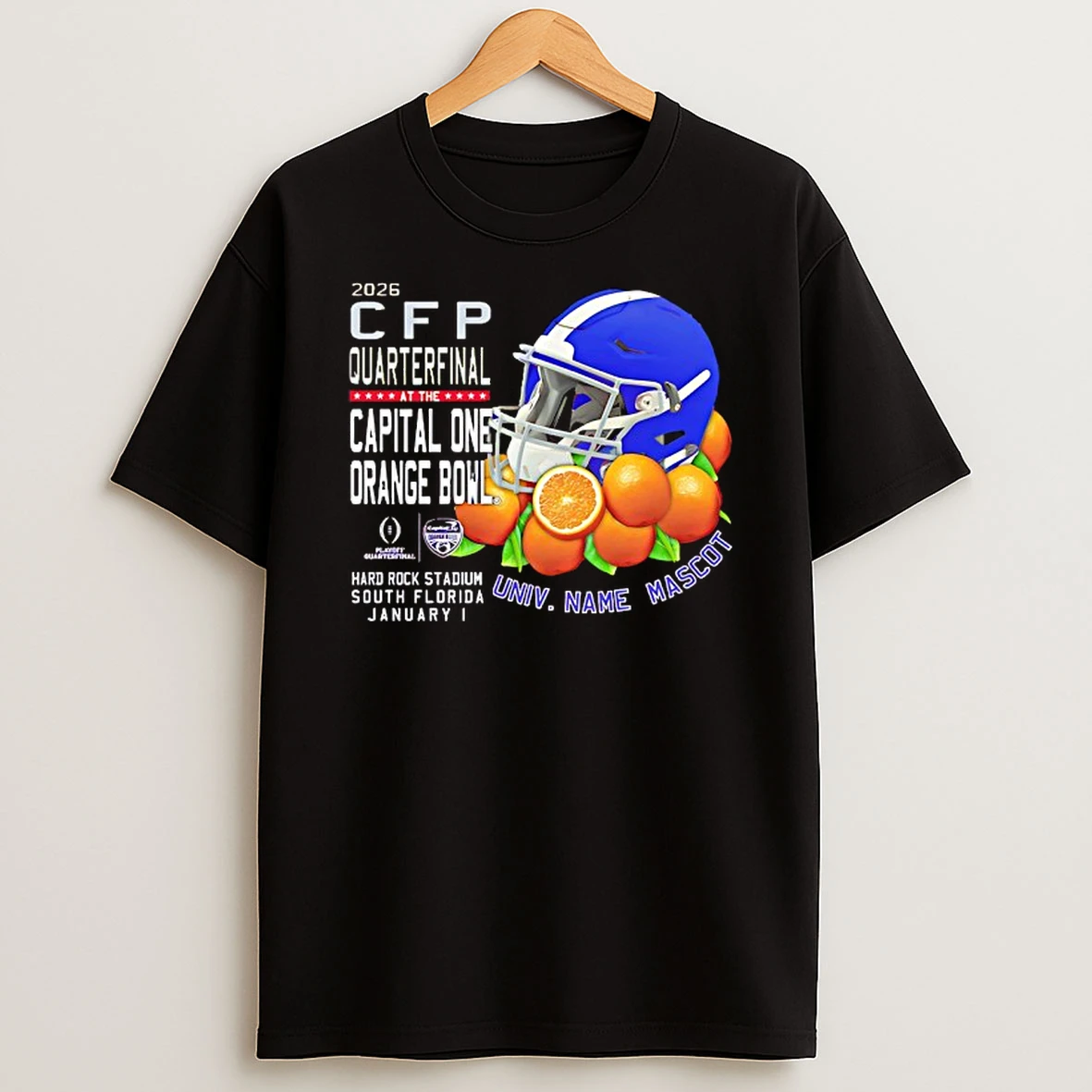 Football Team Cfp Quarterfinal At The Capital One Orange Bowl January 2026 Shirts