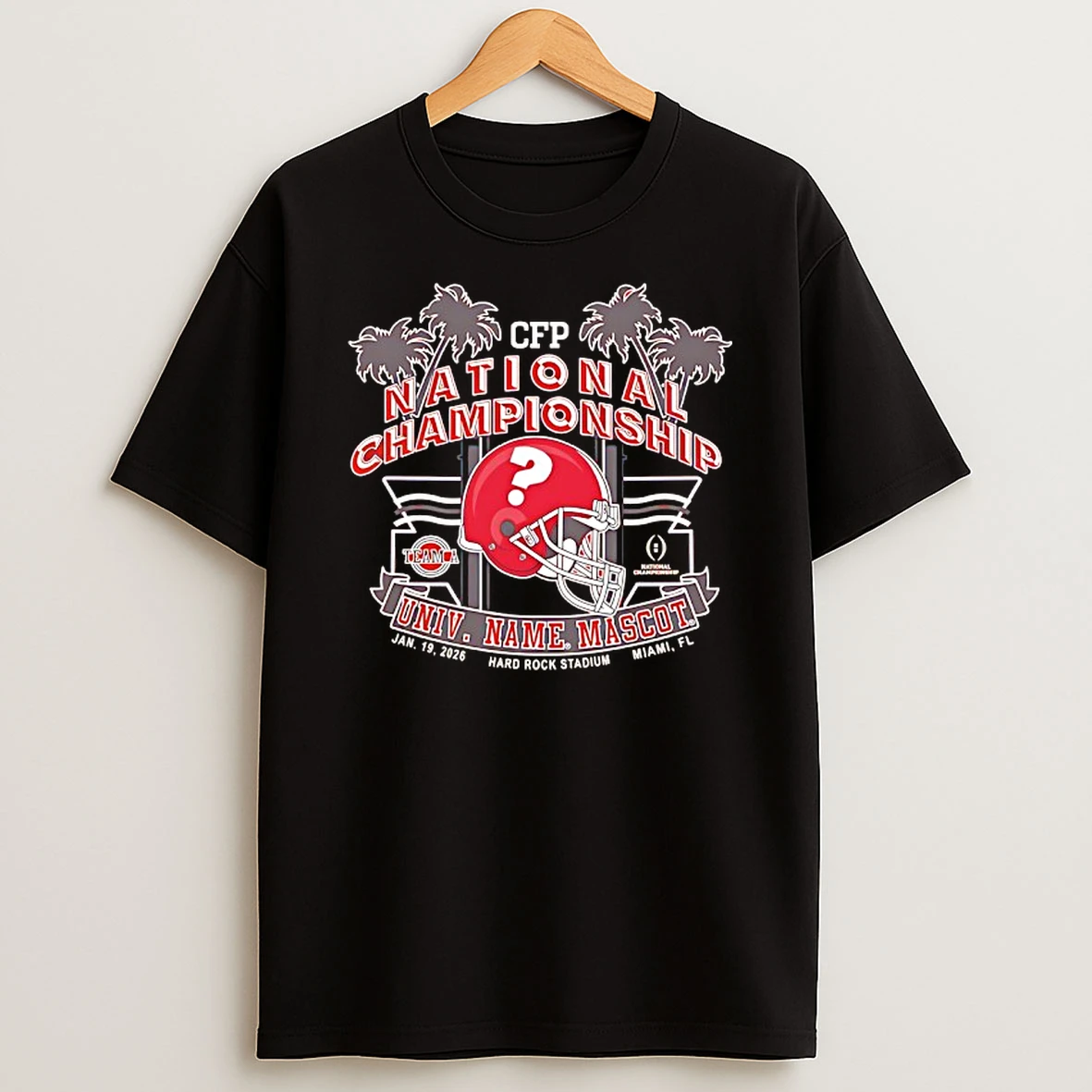 Football Team Cfp National Championship 2026 Shirts