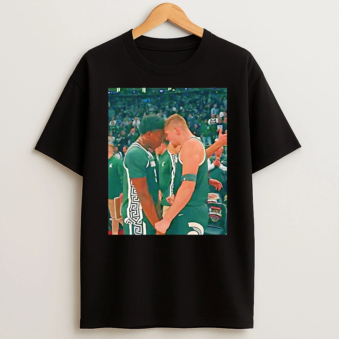 Forehead To Forehead Players Michigan State Spartans Basketball Shirts