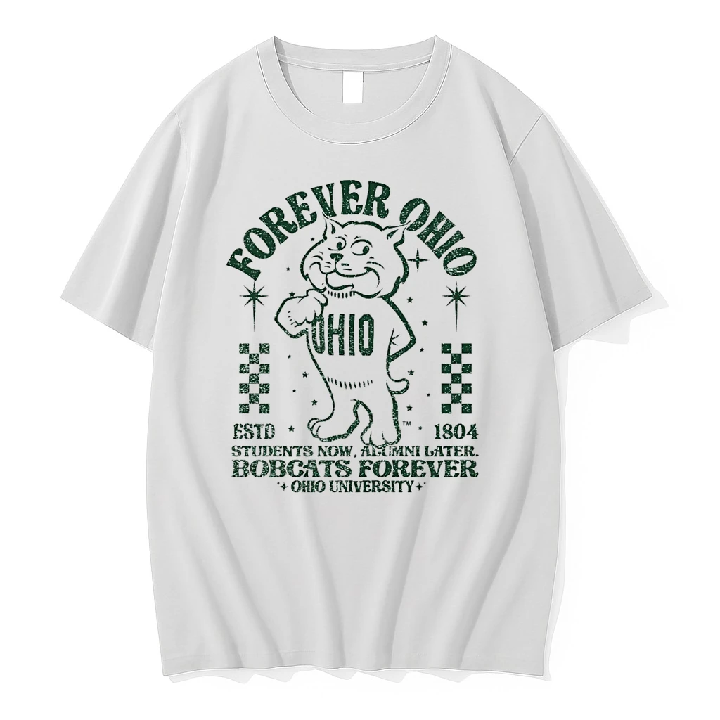 Forever Ohio Bobcats Rufus Student Now Alumi Later Bobcats Forever Ohio University Shirts