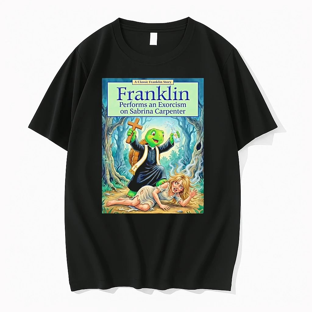 Franklin Performs An Exorcism On Sabrina Carpenter Shirts
