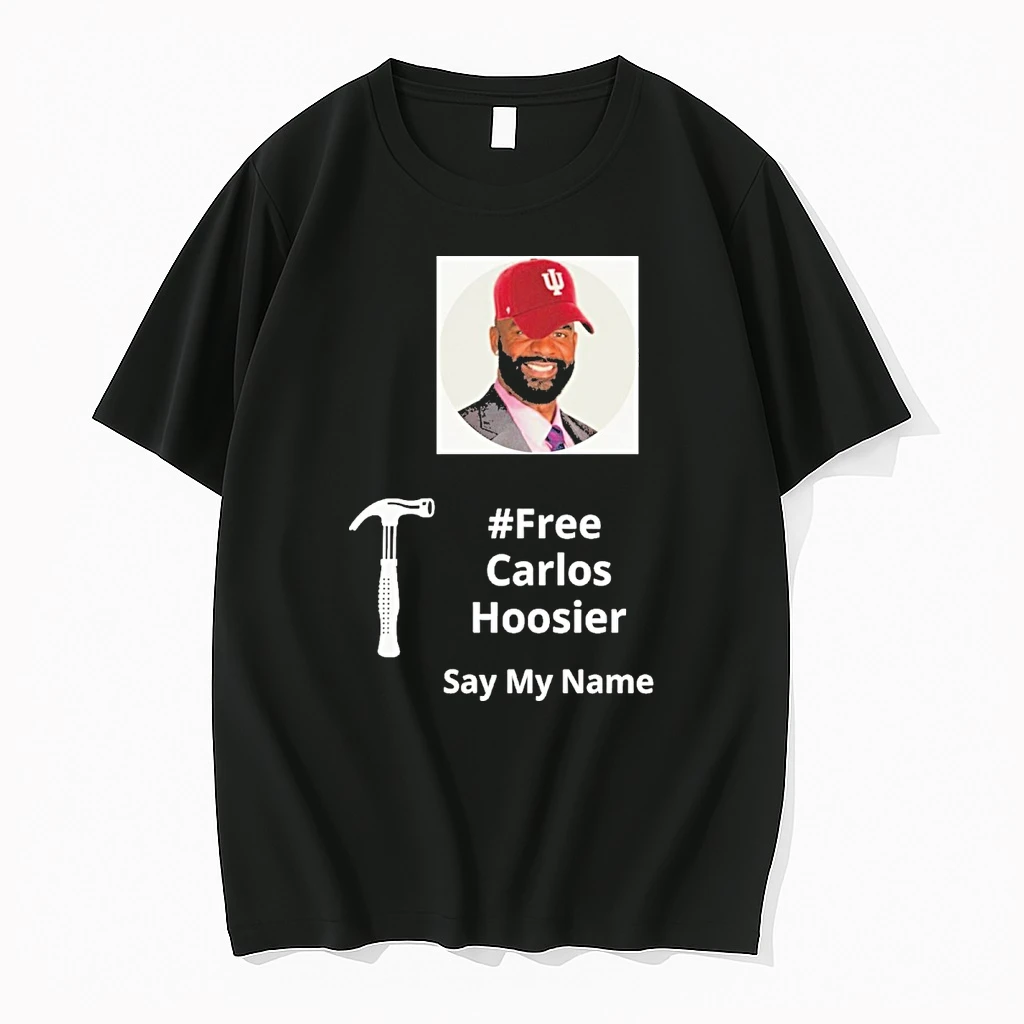 Free Carlos Hoosier Say My Name Indiana Hoosiers Shirts