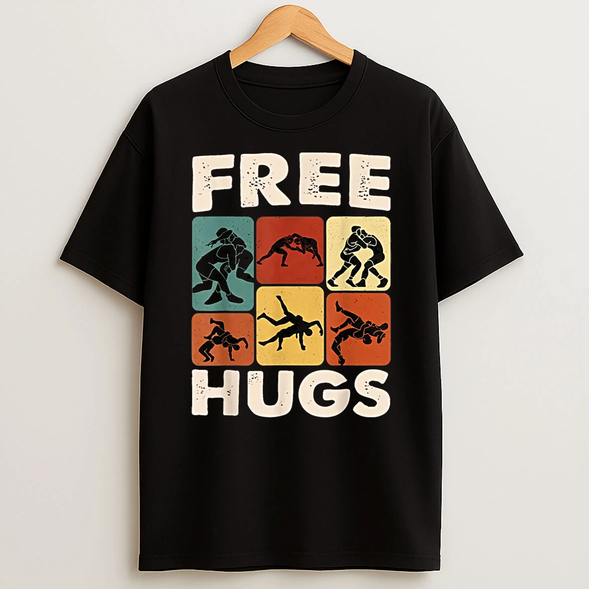 Free Hugs Wrestling Graphic Gift Shirts
