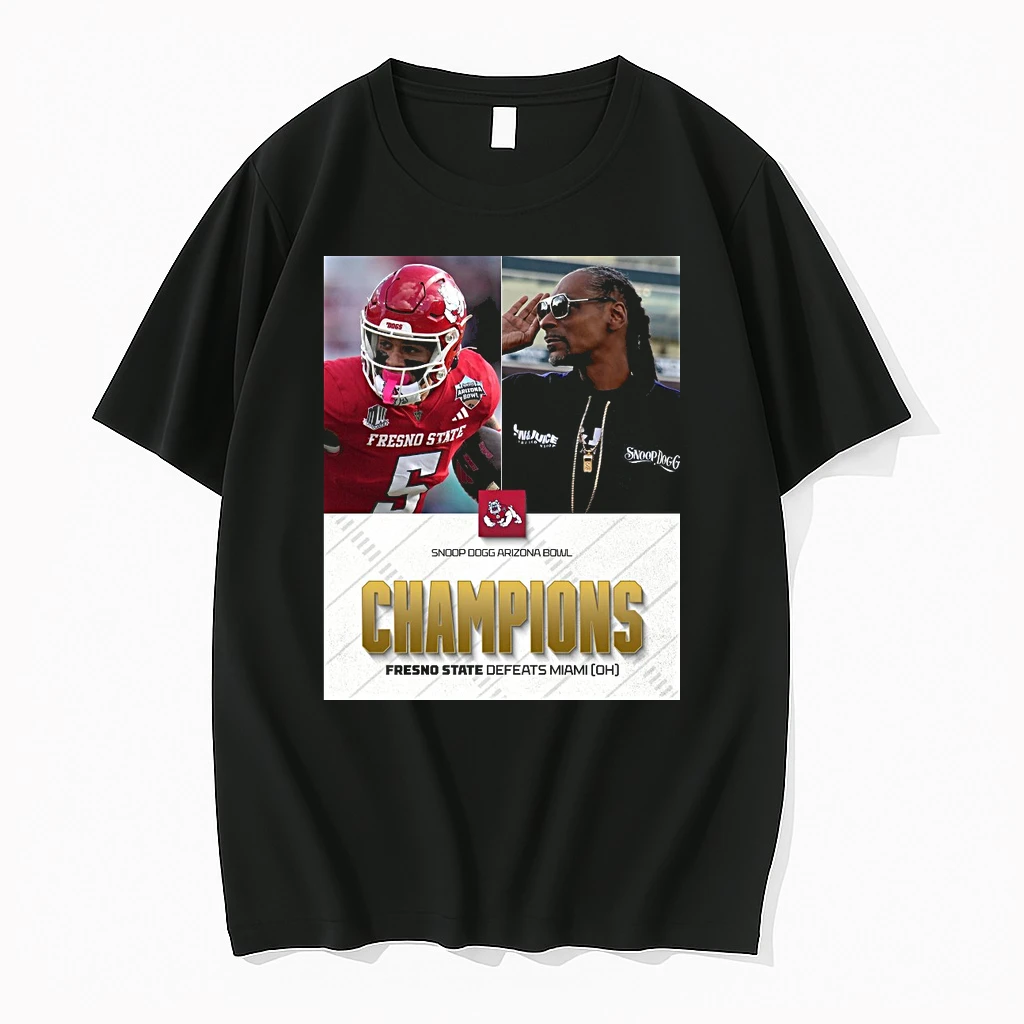 Fresno State Bulldogs Defeated Miami Oh Snoop Dogg Arizona Bowl Champions Shirts