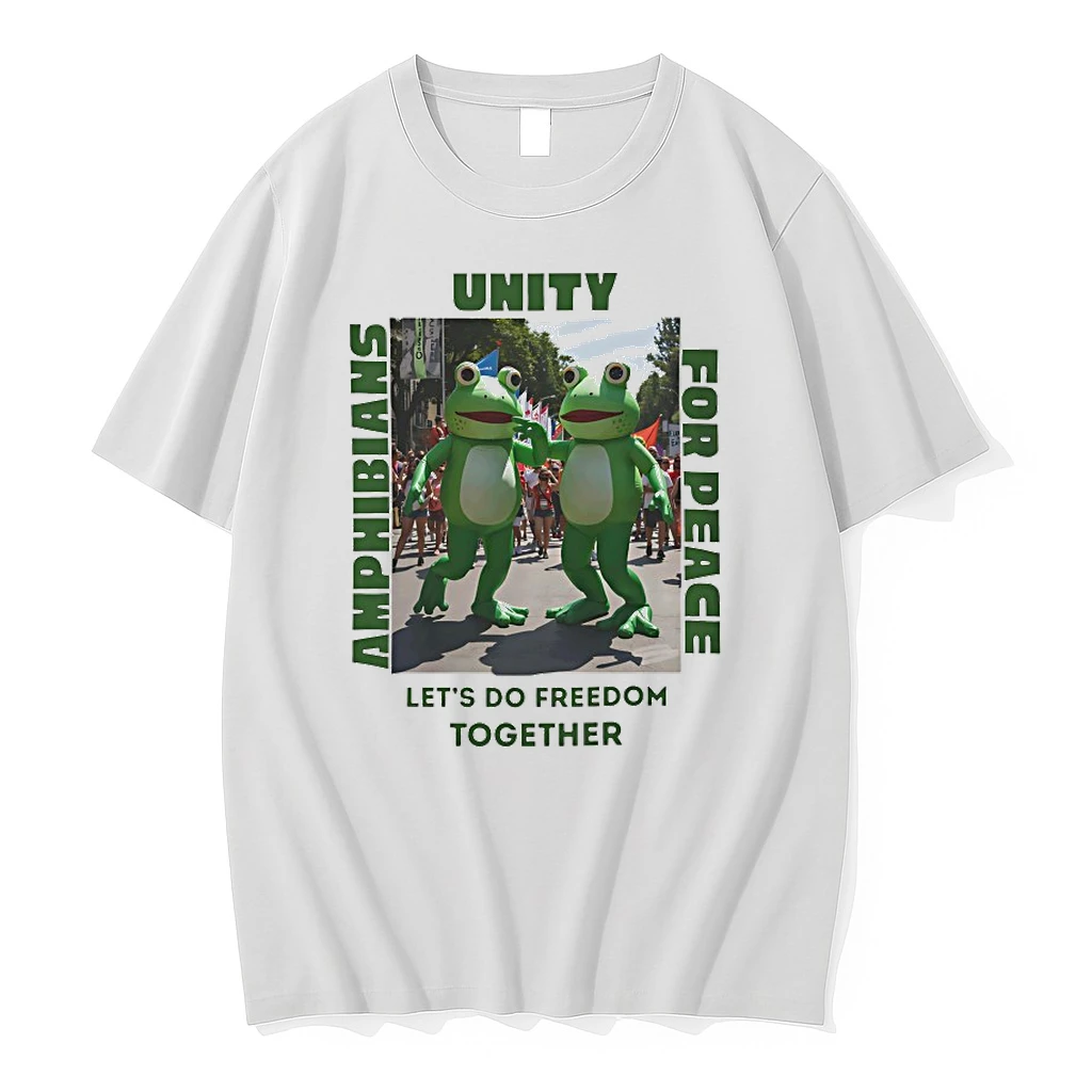 Frog Amphibians Unity For Peace Lets Do Freedom Together Shirts