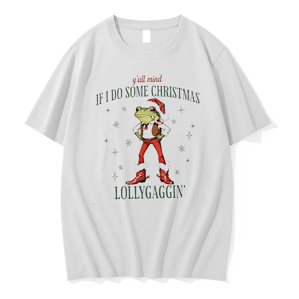 Frog Yall Mind If I Do Some Lollygaggin Christmas Shirts