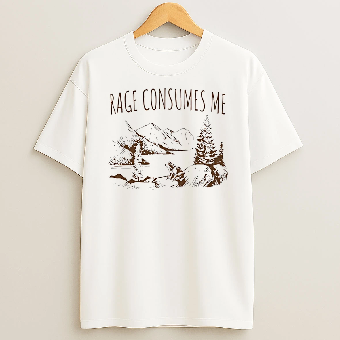 Frog Rage Consumes Me Shirts