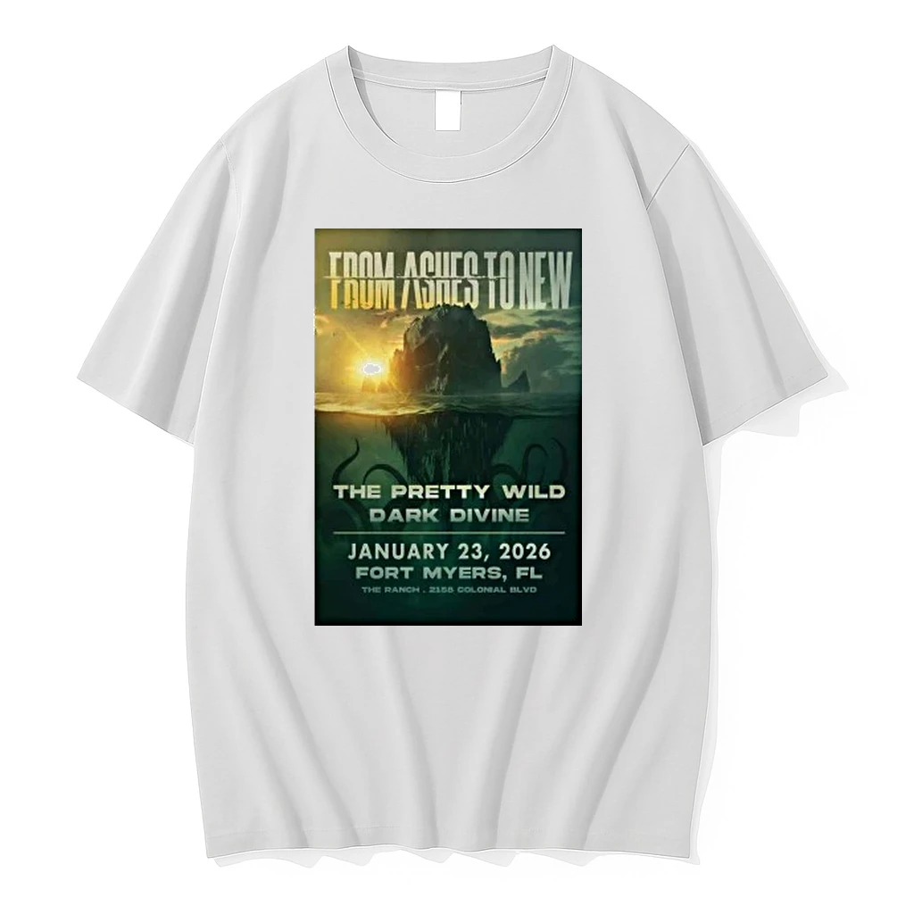 From Ashes To New Jan 23 2026 The Ranch Concert Hall And Saloon In Fort Myers Fl Shirts
