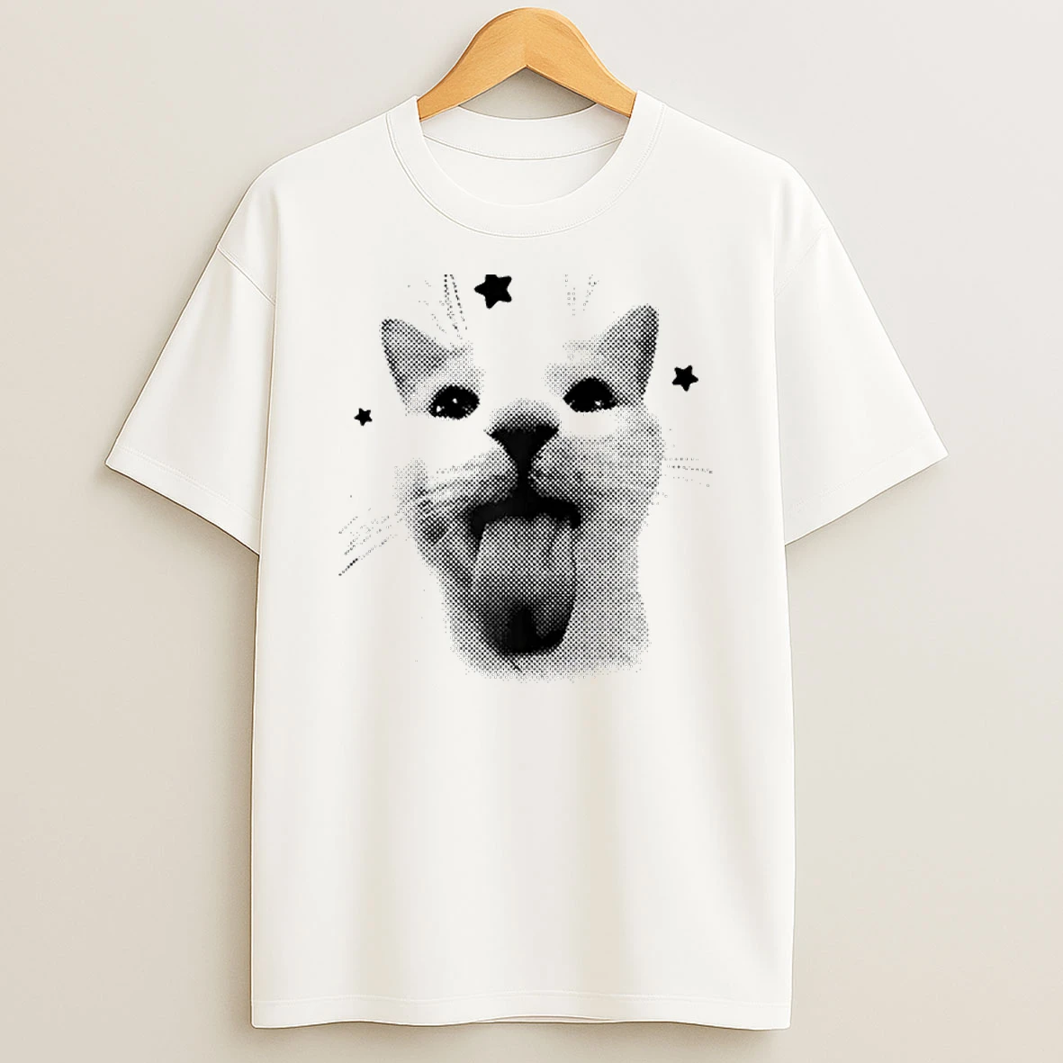 Funny Y2k Cat Silly Cats 90s Retro Kitten For Cat Lovers Shirts