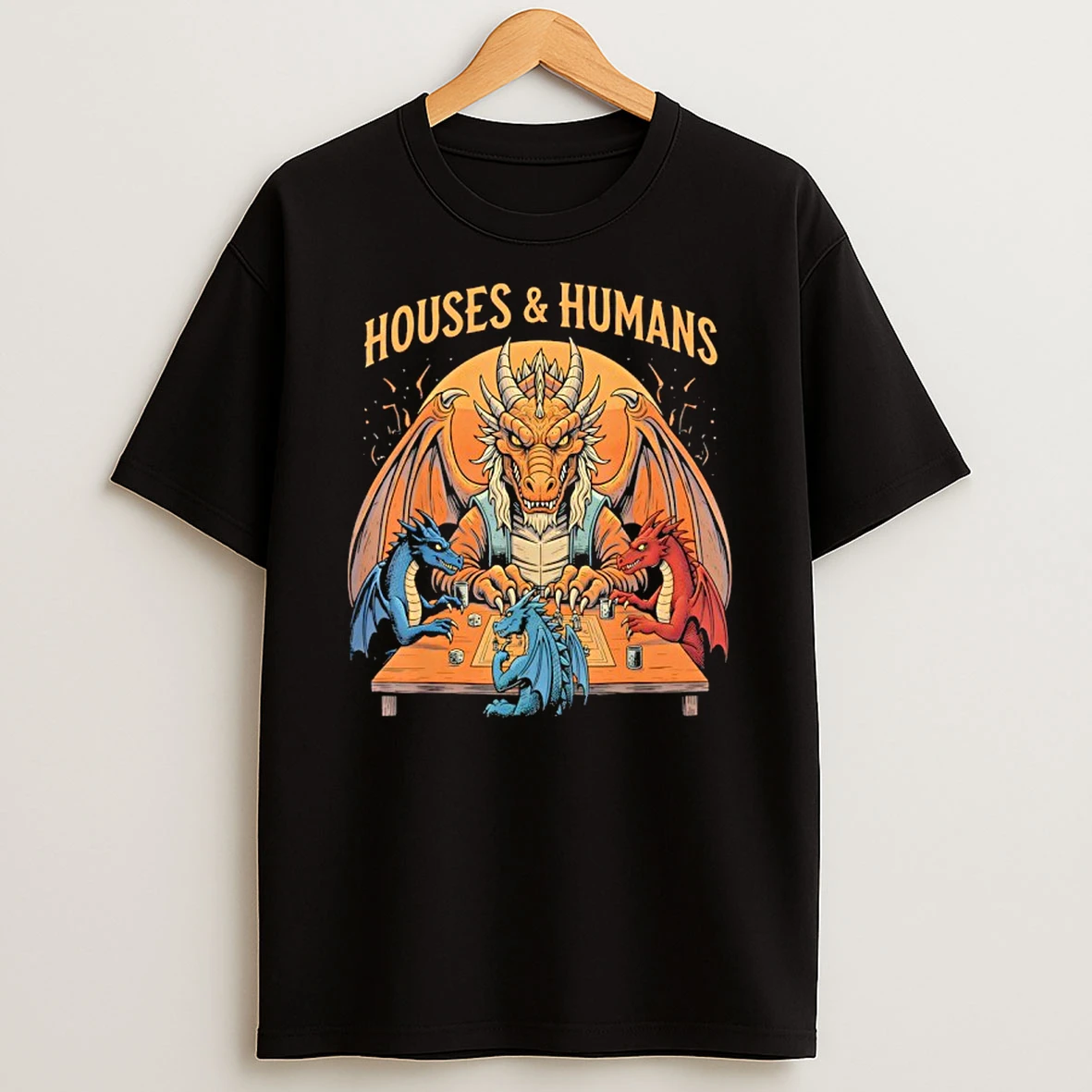 Gaming Houses And Humans Rpg Parody Gamer Shirts