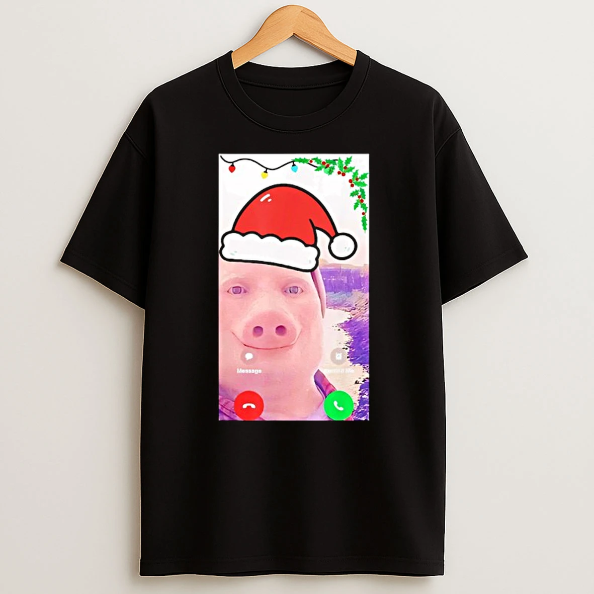 Gen Z Humor Brainrot Christmas John Pork Calling Meme Shirts