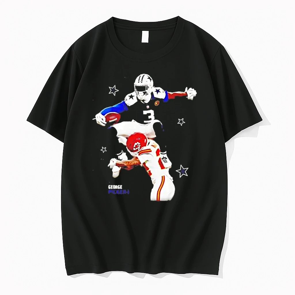 George Pickens Leaps Over Trent Mcduffie Shirts