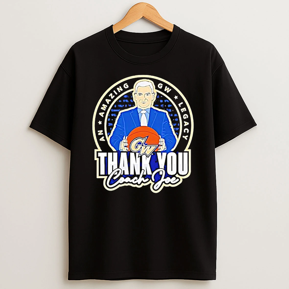 George Washington Revolutionaries Thank You Coach Joe Shirts
