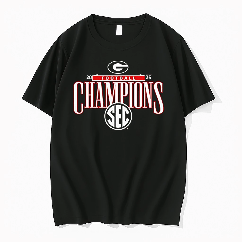 Georgia Bulldogs 2025 Sec Champions Shirts