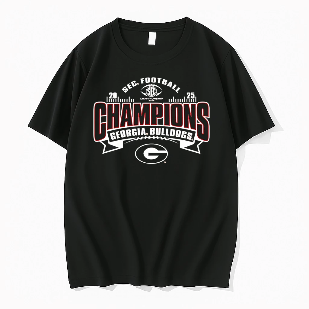 Georgia Bulldogs 2025 Sec Conference Champions Locker Room Shirts