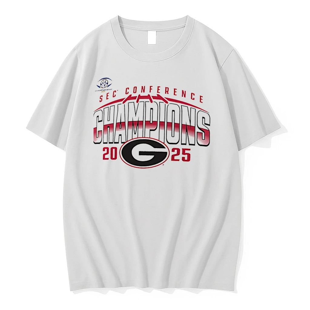 Georgia Bulldogs 2025 Sec Football Champions Shirts