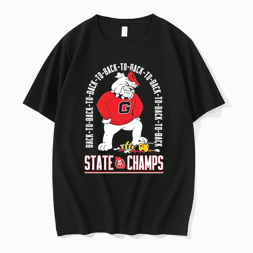Georgia Bulldogs Eight Time State Champions Shirts