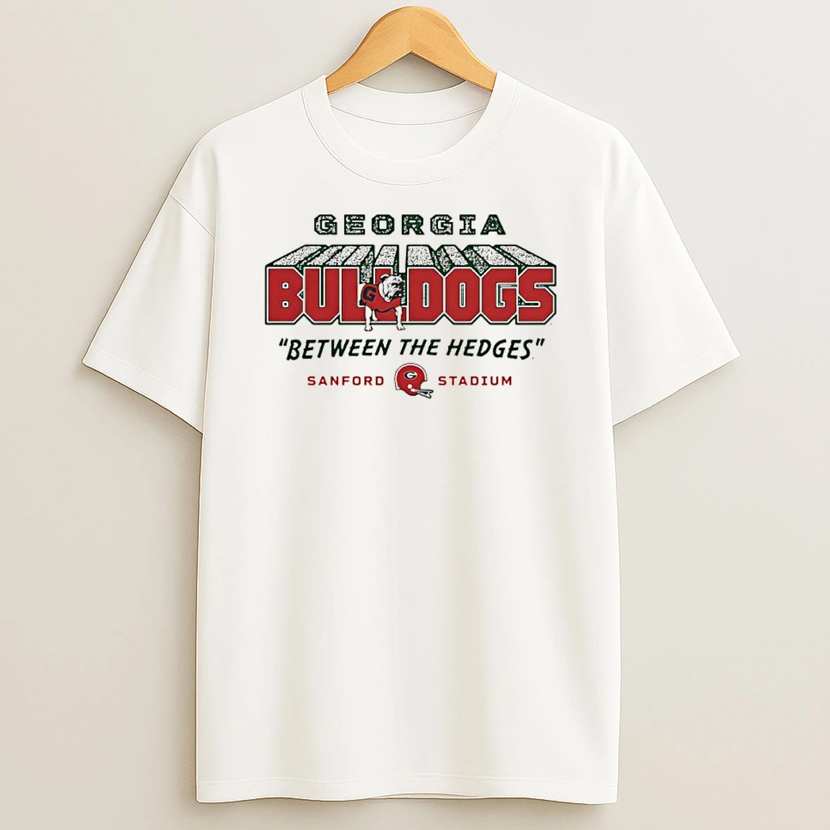 Georgia Bulldogs Football Between The Hedges Shirts