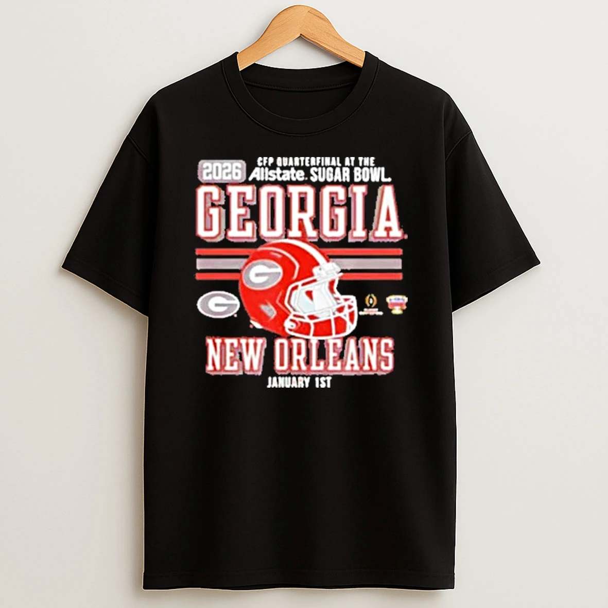 Georgia Bulldogs Sugar Bowl Cfp Quarterfinal 2025 2026 Shirts