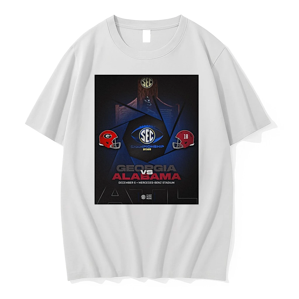 Georgia Bulldogs Vs Alabama Crimson Tide 2025 Sec Championship Game December 6 2025 Shirts