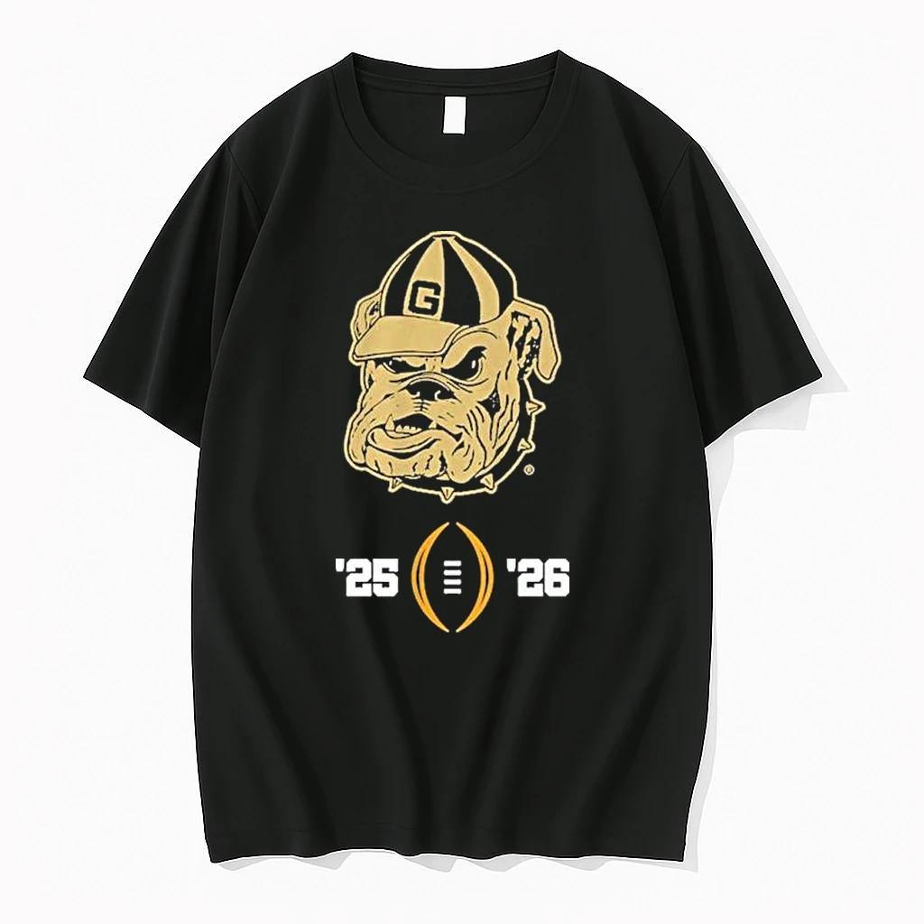 Georgia Football 2025 26 College Football Playoff Logo Shirts