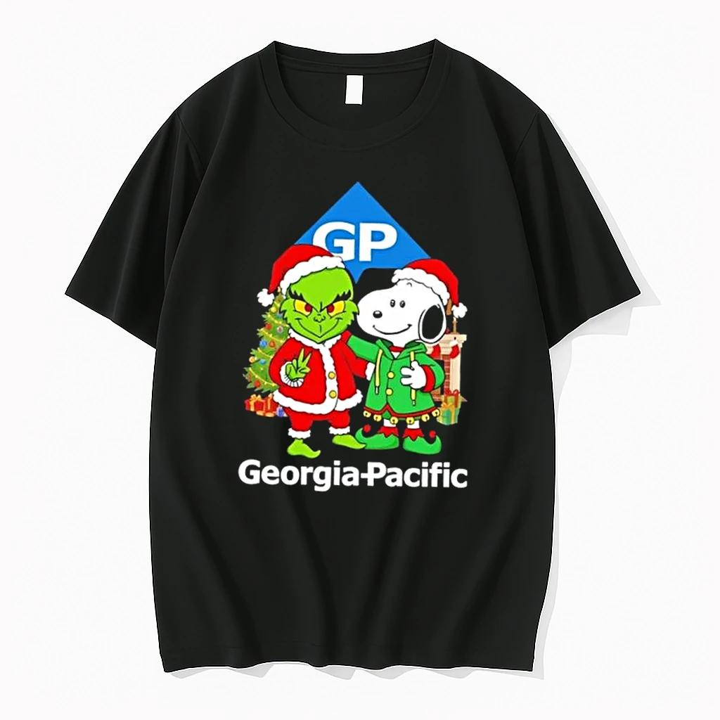 Georgia Pacific X Grinch And Snoopy Merry Christmas Shirts