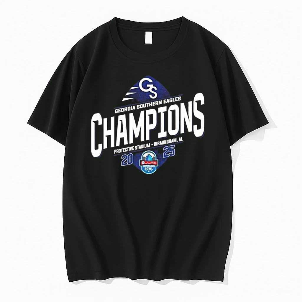 Georgia Southern Eagles 2025 Birmingham Bowl Champions Nfl Cfp Season Shirts
