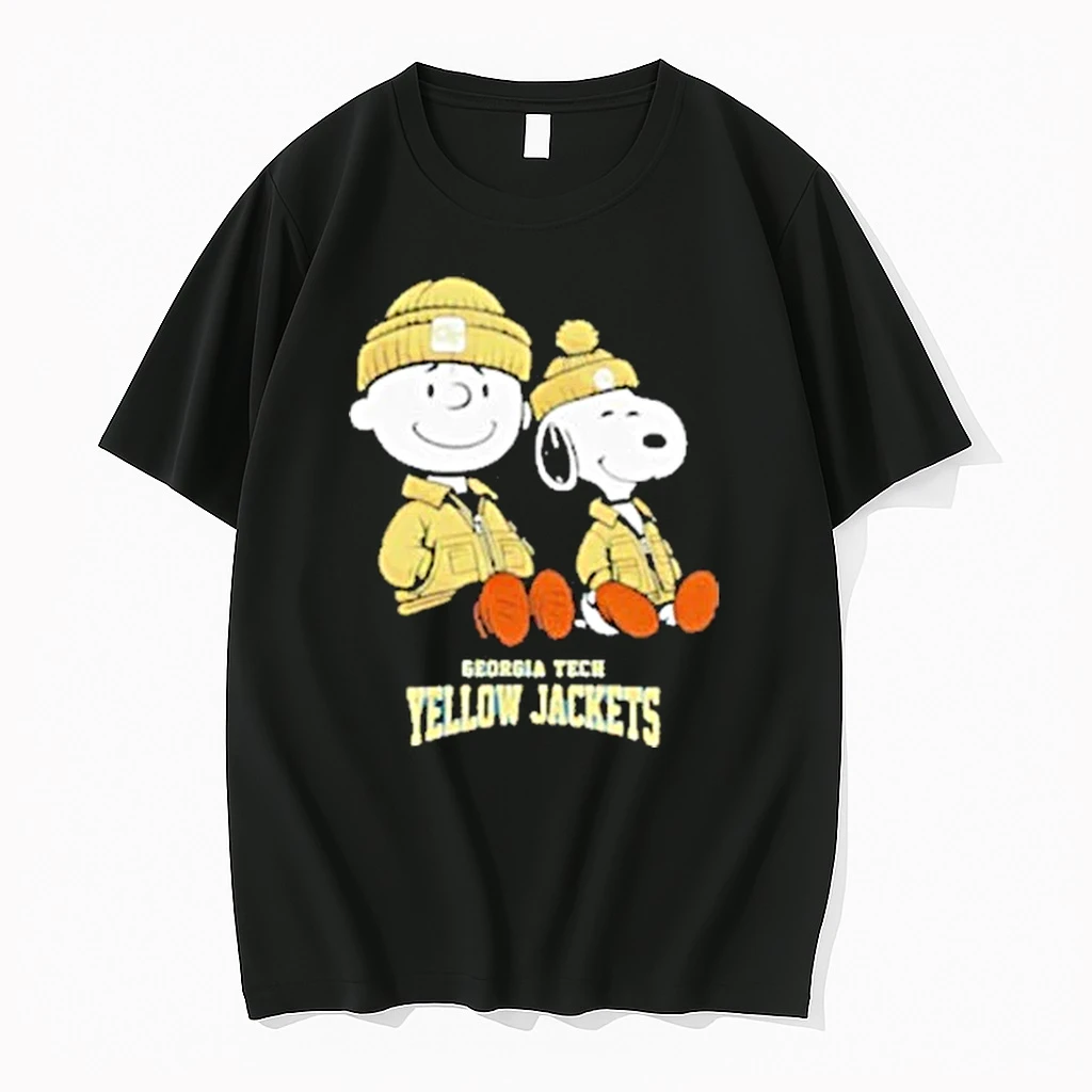 Georgia Tech Yellow Jackets X Snoopy And Charlie Brown Shirts