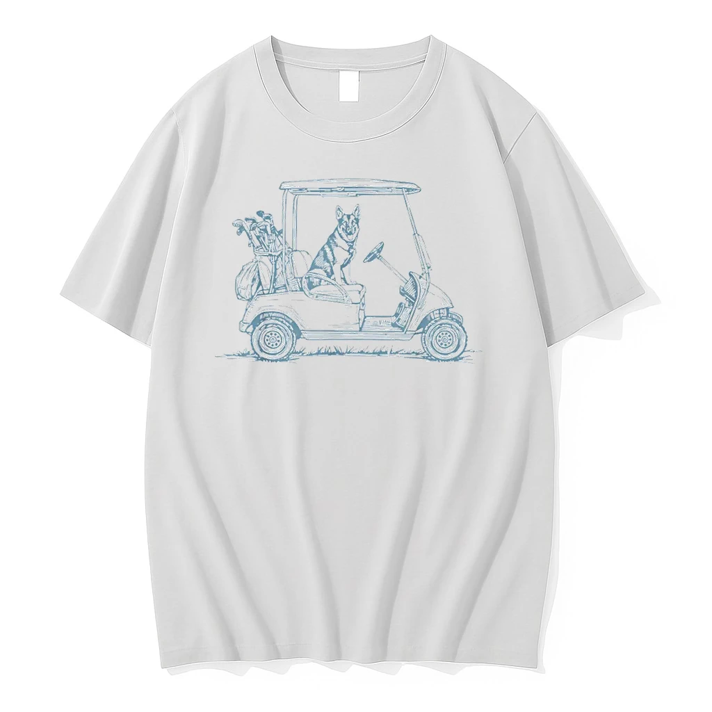 German Shepherd Dad Golf Car Golfing Golfer Sport Game Day Shirts
