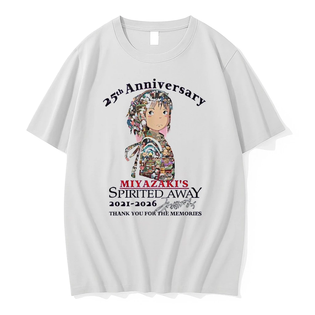 Ghibli Studios Miyazakis Spirited Away 25th Anniversary 2021 2026 Shirts
