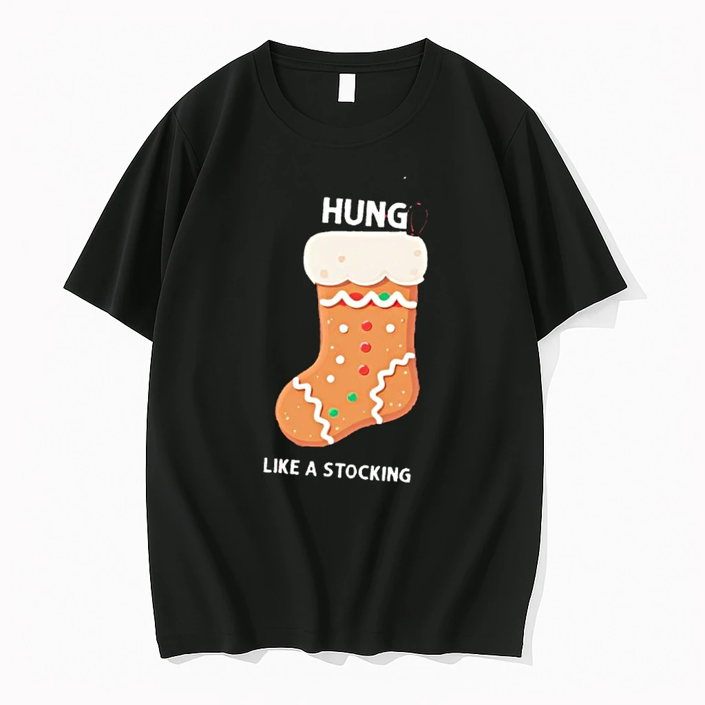 Gingerbread Hung Like A Stocking Christmas Shirts