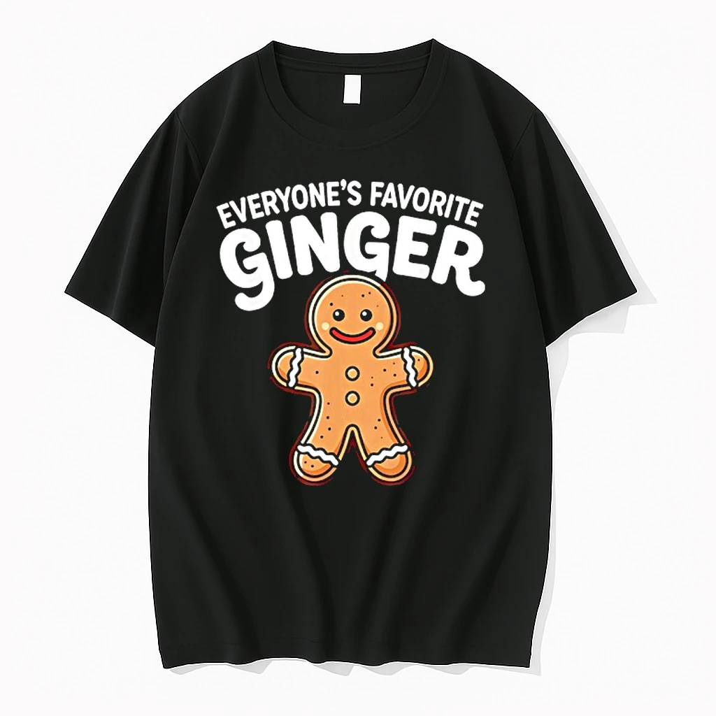 Gingerbread Man Everyones Favorite Ginger Christmas Shirts