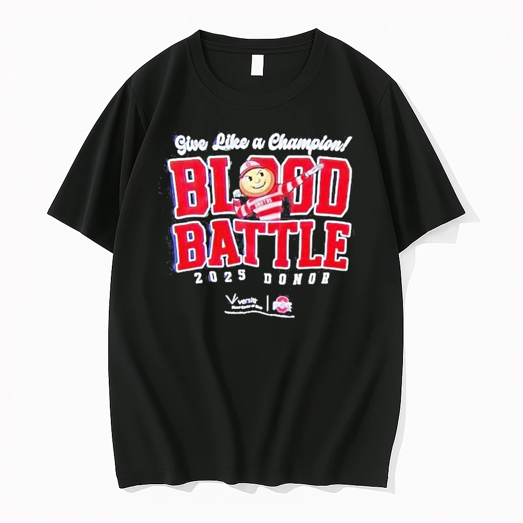 Give Like A Champion Blood Battle 2025 Donor Osu Shirts