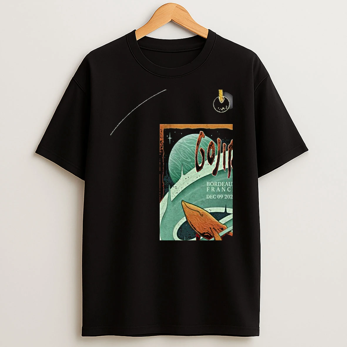 Gojira Bordeaux France Dec 9 2025 Shirts