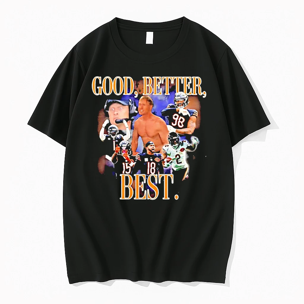 Good Better Best Ben Johnson Chicago Bears Players Collage Graphic Shirts