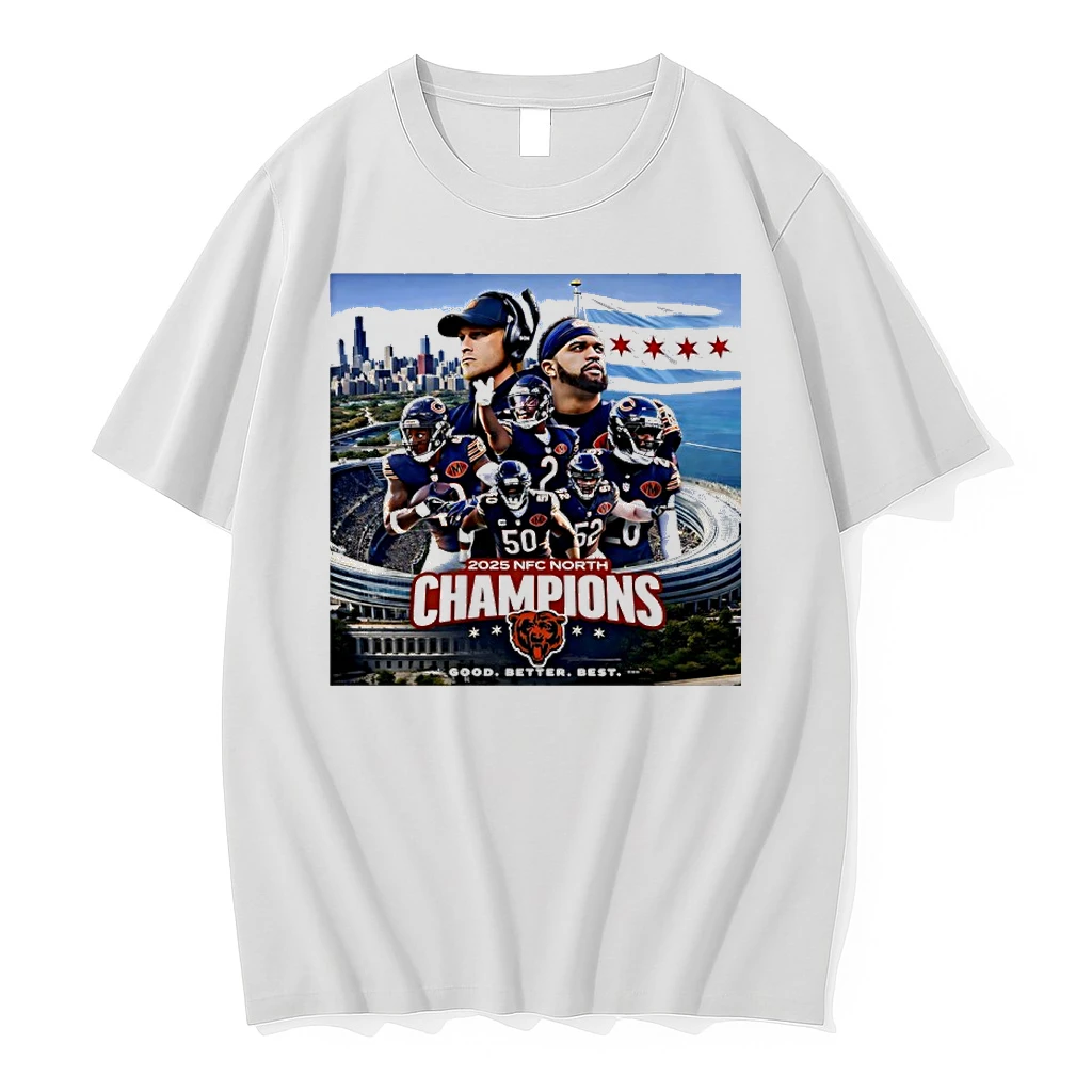 Good Better Best Chicago Bears 2025 Nfc North Champions Shirts