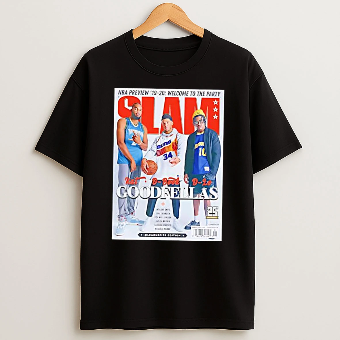 Goodfellas Kat Dbook Dlo Slam Cover Nba Basketball Shirts