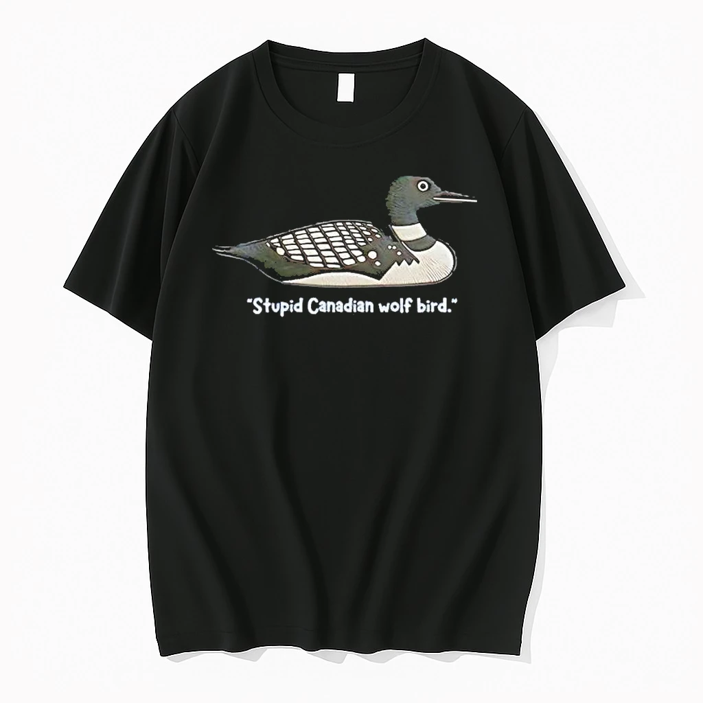 Goose Stupid Canadian Wolf Bird Shirts